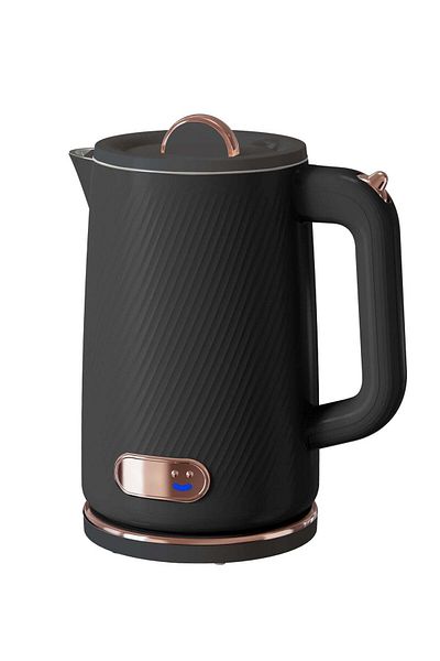 HOME MASTER 1.8L Electric Kettle, Black, Advanced Safety Features, Double Wall, 1500W HM626