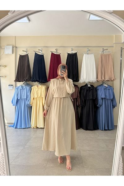 MODA CEYDA РОКЛЯ С ЖИЛЕТ
