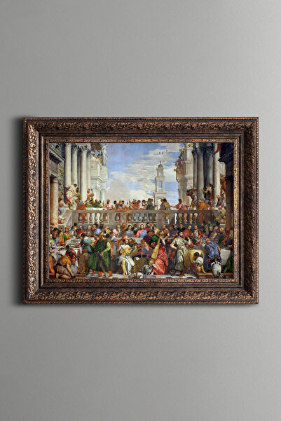 epiqart Nuntă în Cana - Cadru cu model vintage