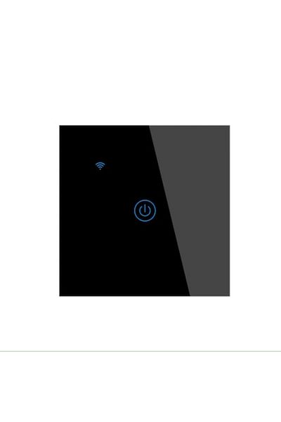 OEM Comutator inteligent, Wi-Fi, 10A, 1 canal, sticlă securizată, Tuya, Smart Life, compatibil cu Amazon