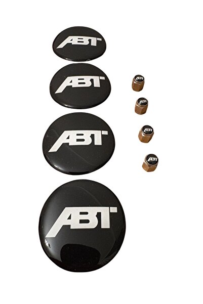İKTUNING AUDI ABT DAMLA MALZEME 4 ADET JANT GÖBEK VE 4 ADET METAL SİBOP KAPAK...