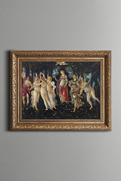 epiqart Sandro Botticelli - Vintage Desenli Çerçeve