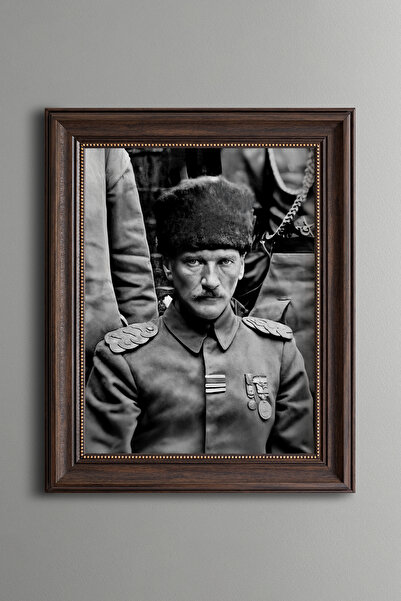 epiqart Atatürk - Cadru cu model vintage
