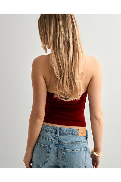 fablair Halter Neck Crop Top with Halter Neckline