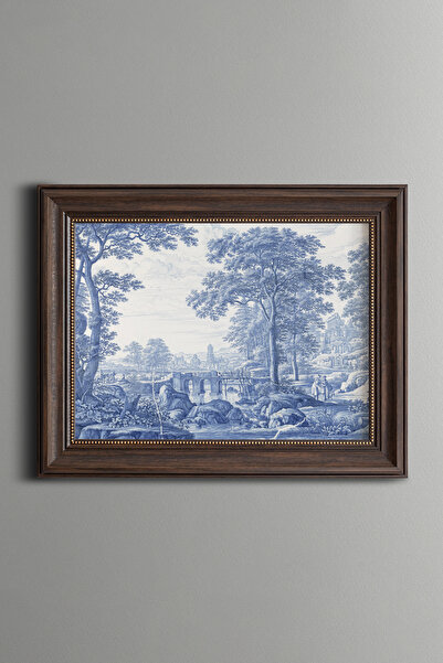 epiqart Италиански пейзаж - рамка с ретро мотиви