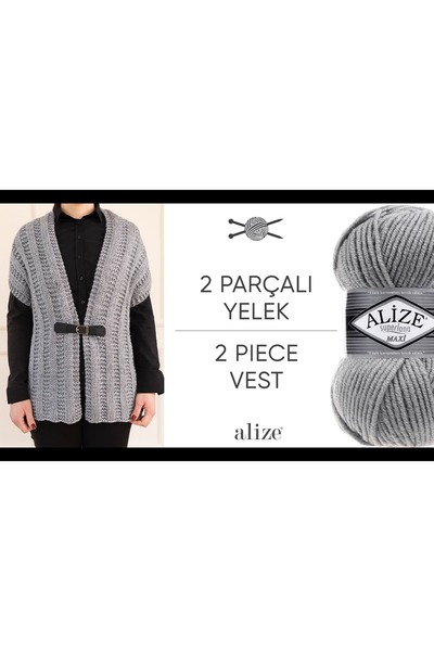 Alize Superlana Maxi El Örgü İpi 100g – %75 Akrilik %25 Yün – Renk No: 488 - Sarı