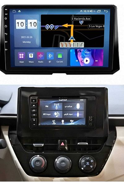 Toyota Android screen for Toyota Corolla 2020-2025 model (4 RAM, 64 GB memory) supports Android Auto and CarPlay