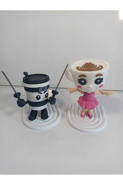 smilechild Ballerina Capuchina and Cappuccino Assassino Brainrot Figure Toy Tung Tung Sahur Family