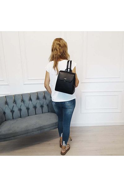 David Jones rucsac negru casual CM7563 119