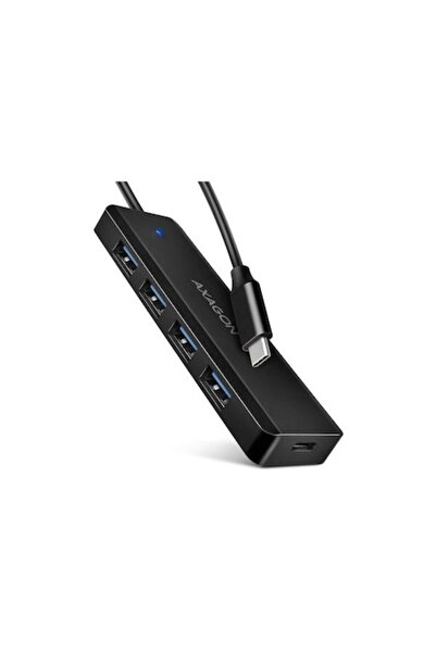 Axagon Hub USB HUE-C1C, 4x USB 3.2 Gen 1, USB-C, Negru