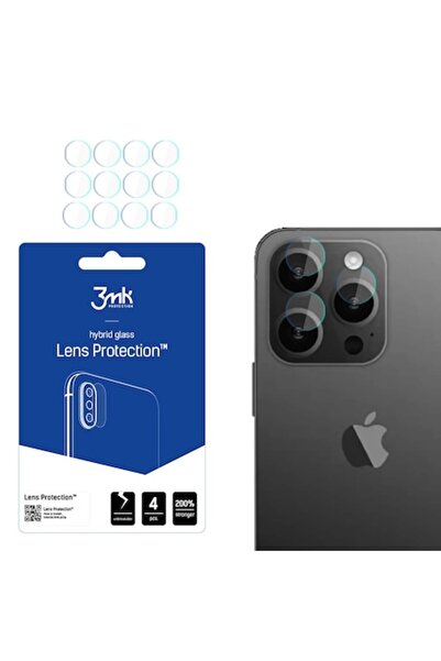 3MK Protecție pentru lentilă și cameră pentru iPhone 15 Pro