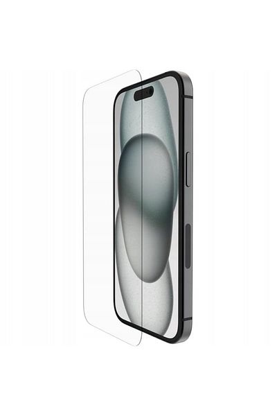 Belkin UltraGlass2 Screen Protector for iPhone 15 / 14 Pro, 9H, 0.29mm, Transparent