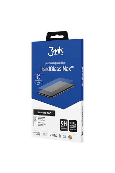 3MK Προστατευτικό οθόνης HardGlass Max για iPhone 15 Pro Max, μαύρο