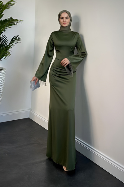 mahira collection KOLLARI ZİNCİRLİ TESETTÜR