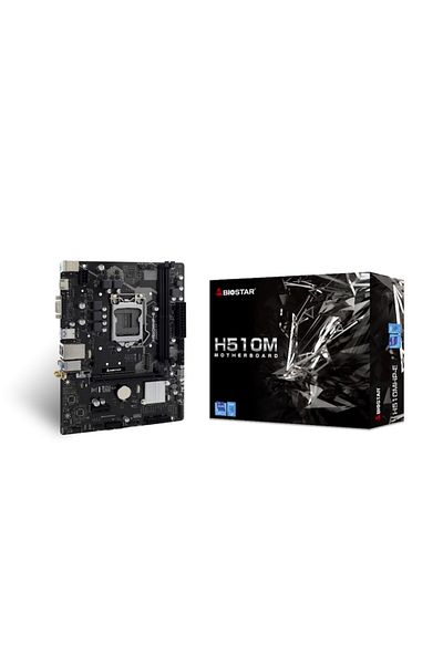 Biostar Placa de baza H510MHP-E, Intel H510, LGA 1200, mATX