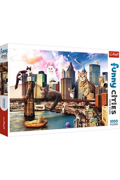 Trefl Puzzle Trefl, Pisicuțe în New York, 1000 de piese