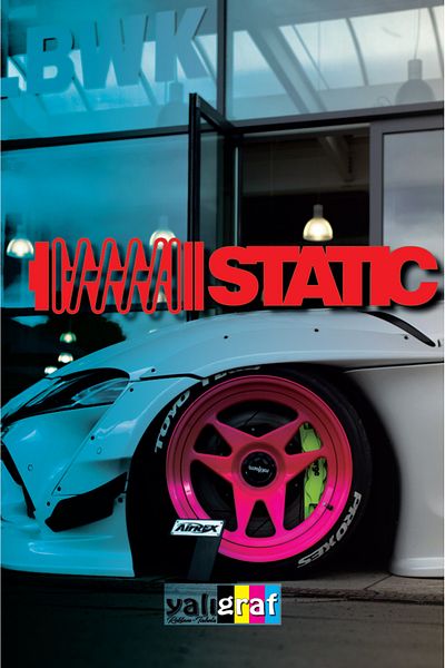 yalıgraf Static Auto Sticker Jdm Motorcycle Sticker Foil 20X3,5 cm