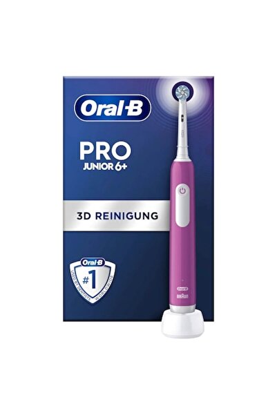Oral-B Periuță de dinți electrică, PRO1 JUNIOR, Alb/Mov