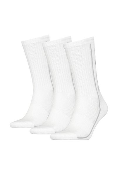Head , Set de sosete unisex, lungi striate - 3 perechi, Alb, 35-38