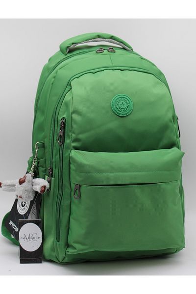 Bevitton 2500 Rucsac verde pentru școală Geantă de școală unisex din țesătură rezistentă la apă