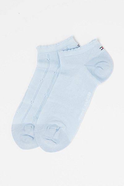 Tommy Hilfiger , Set de sosete pana la glezna - 2 perechi, Albastru lavanda, 35-38