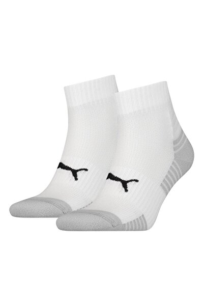 Puma , Set of short unisex socks with logo - 2 pairs, White, 39-42