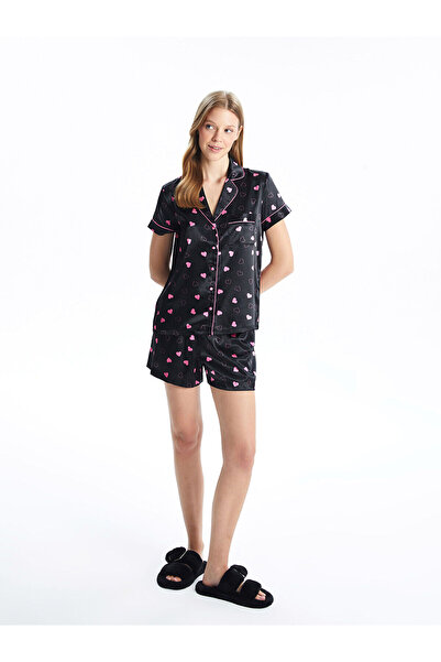 LC Waikiki Alita City with a Difference from Lcw Dream Black Satin Patterned ...
