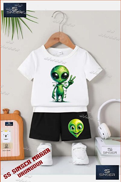 SS SİNSER Tricou cu gât rotund cu imprimeu personalizat UNISEX pentru copii „...