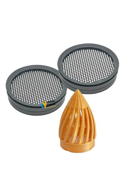 Ozba Ticaret Philips Compatible Fc6724 Vacuum Cleaner Filter 2 Pieces and Separator