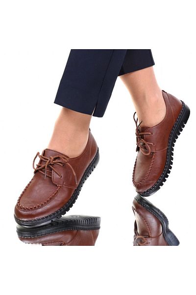 OEM Pantofi Melina maro confortabili, mărimea 42