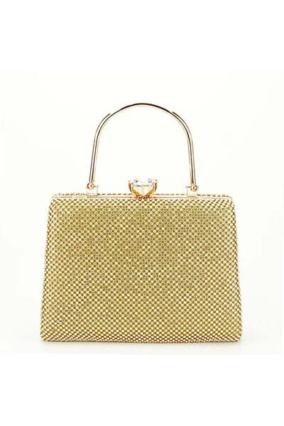 SOFILINE Poșetă aurie cu pietricele BYH-877 05