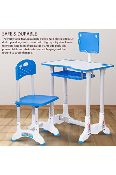 Cady One Kadi One Study Table Set with Chair for Kids and Students, Adjustable Desktop Tilt and Height