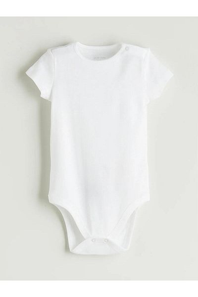 LC Waikiki LCW Baby Crewneck Body pentru fetiță, 3 piese (W5)