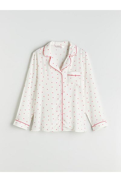 LC Waikiki Set de pijamale de damă cu guler de cămașă