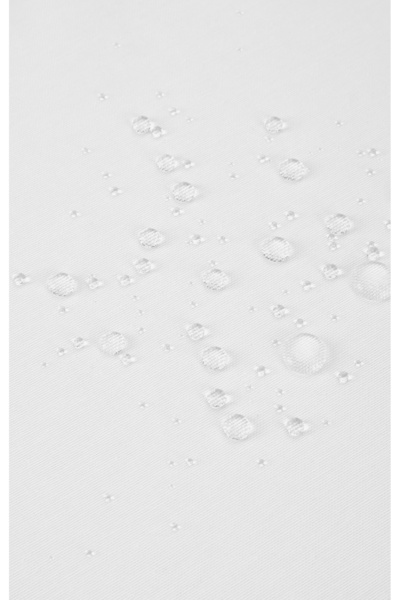 HOMELKA Washing Machine Cover Liquid Proof Fabric White Color Plain Model