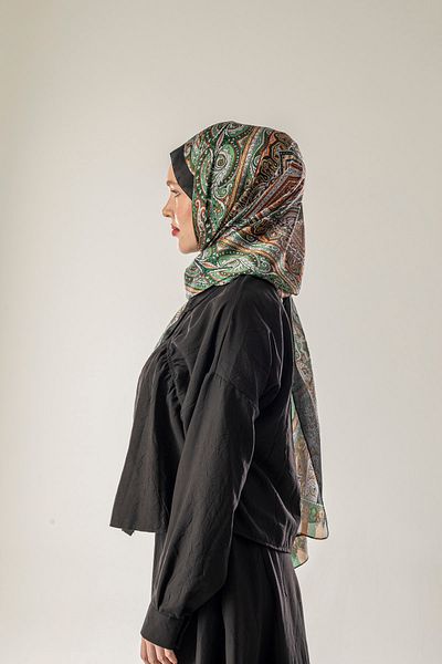 FLEUR SOİE Zahtar Ethnic Pattern Janjan Shal