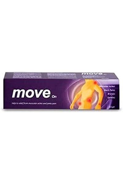 Move On موف اون كريم تدليك لتخفيف آلام المفاصل والعضلات، 50 مل - وحدة واحدة