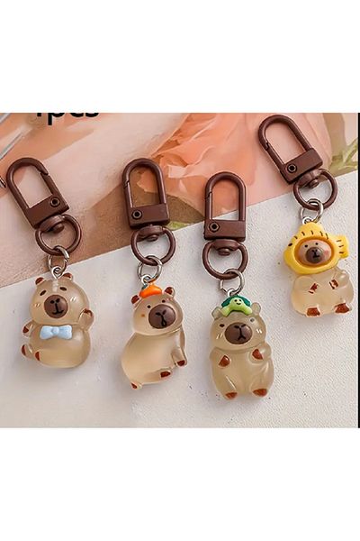 TChic Mini ornament cu fermoar Capybara/Ornament pentru geanta