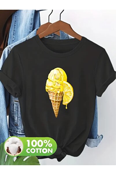 CLASİVA Ice Cream Summer Coolness New Season Product Custom Print Women Unise...