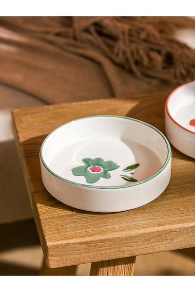 LC Waikiki LCW HOME Σετ μπολ με στάμπα λουλουδιών 2 τεμαχίων 13 cm (W5)