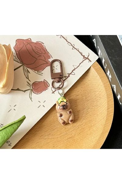 TChic Mini ornament cu fermoar Capybara/Ornament pentru geanta