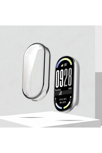 NANOSPACE Silicone Case Full Protection Case Compatible with Xiaomi Smart Band 10