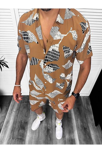 dehaine Men's Summer Set, Shorts and Shirt, 13257