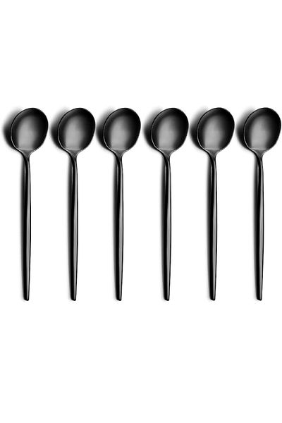 Berglander Set 6 teaspoons stainless steel, CTTSB6 Black