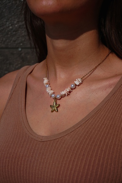 Rumon Starfish Charm Necklace