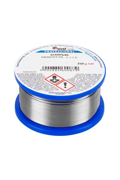 KlaussTech Flux Sn60pb40 Cynel 3mm 250g for welding
