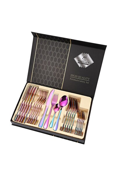 Quasar & Co. Set 24 Stainless Steel Cutlery - Quasar & Co.