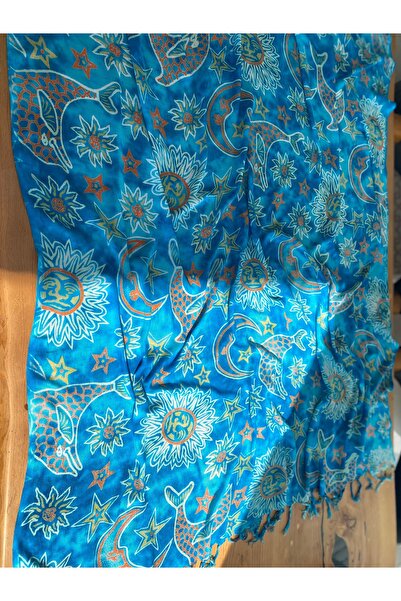 Bohemian Blue Marine 115 X 180 cm Pareo Shawl 1758079
