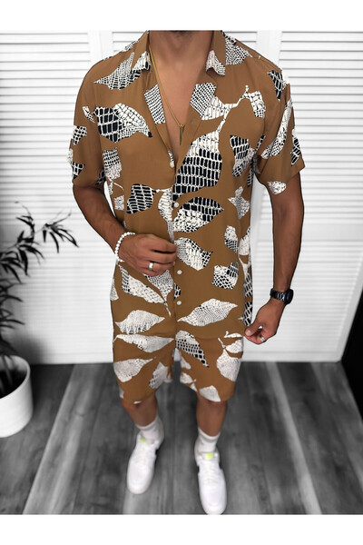 dehaine Men's Summer Set, Shorts and Shirt, 13257