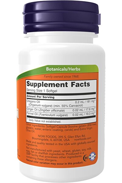 Now Foods Oil of Oregano, 90 Softgels